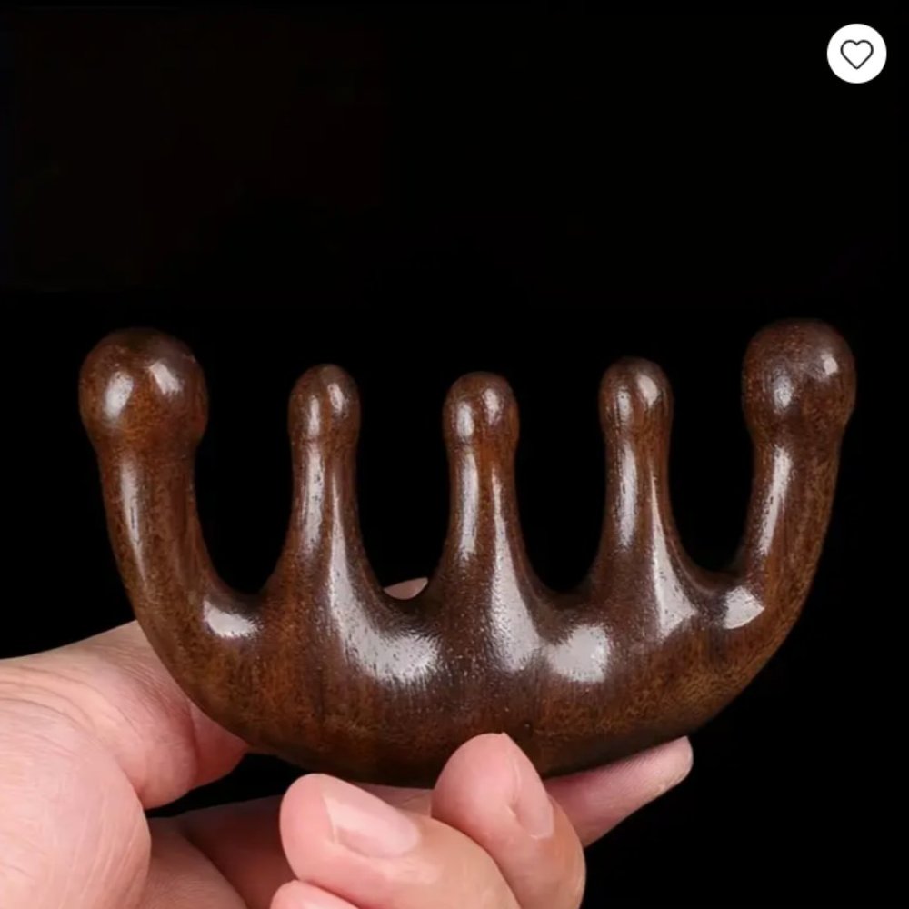 1pc Head Meridian Sandalwood Massage Comb